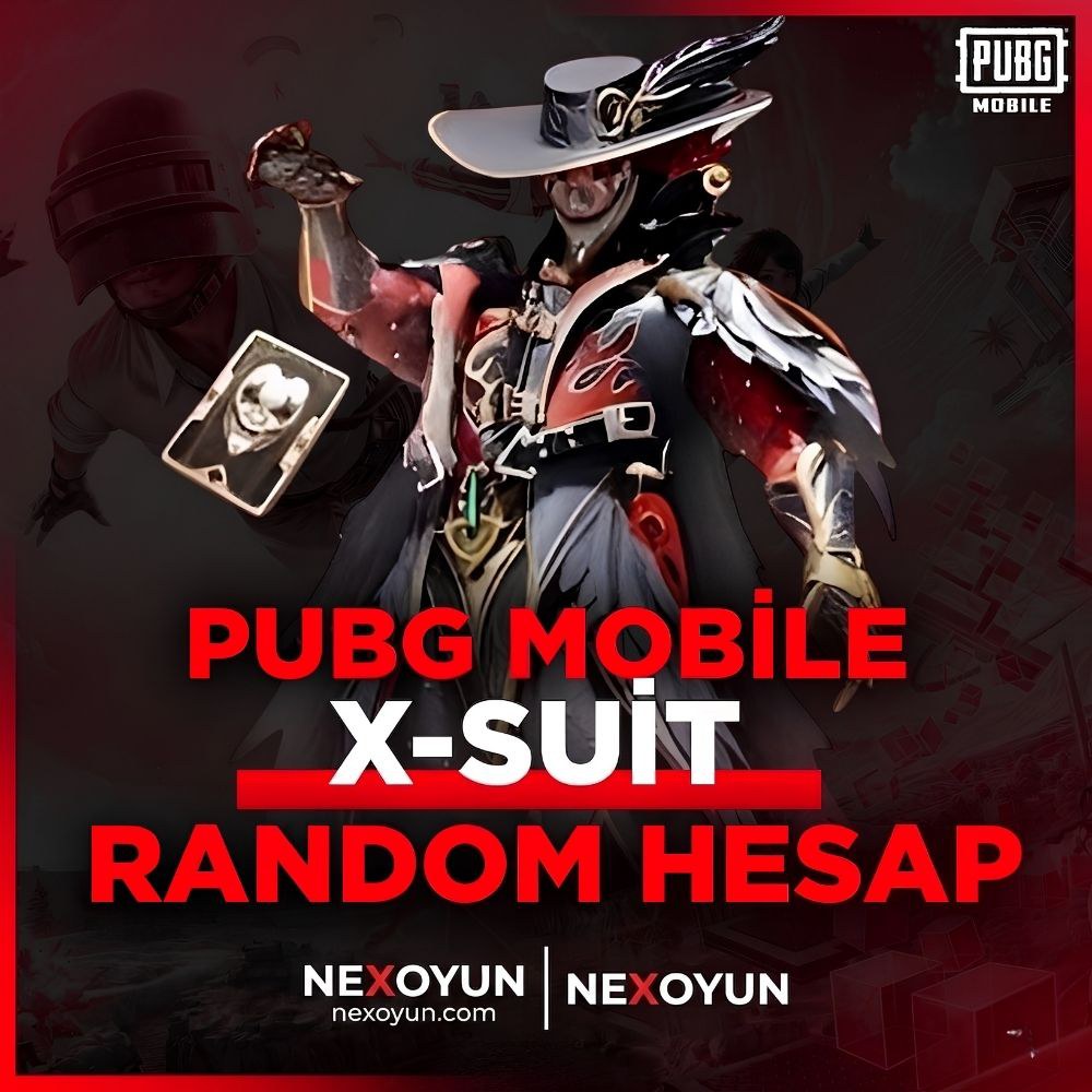X-SUİT PUBG MOBİLE RANDOM HESAP